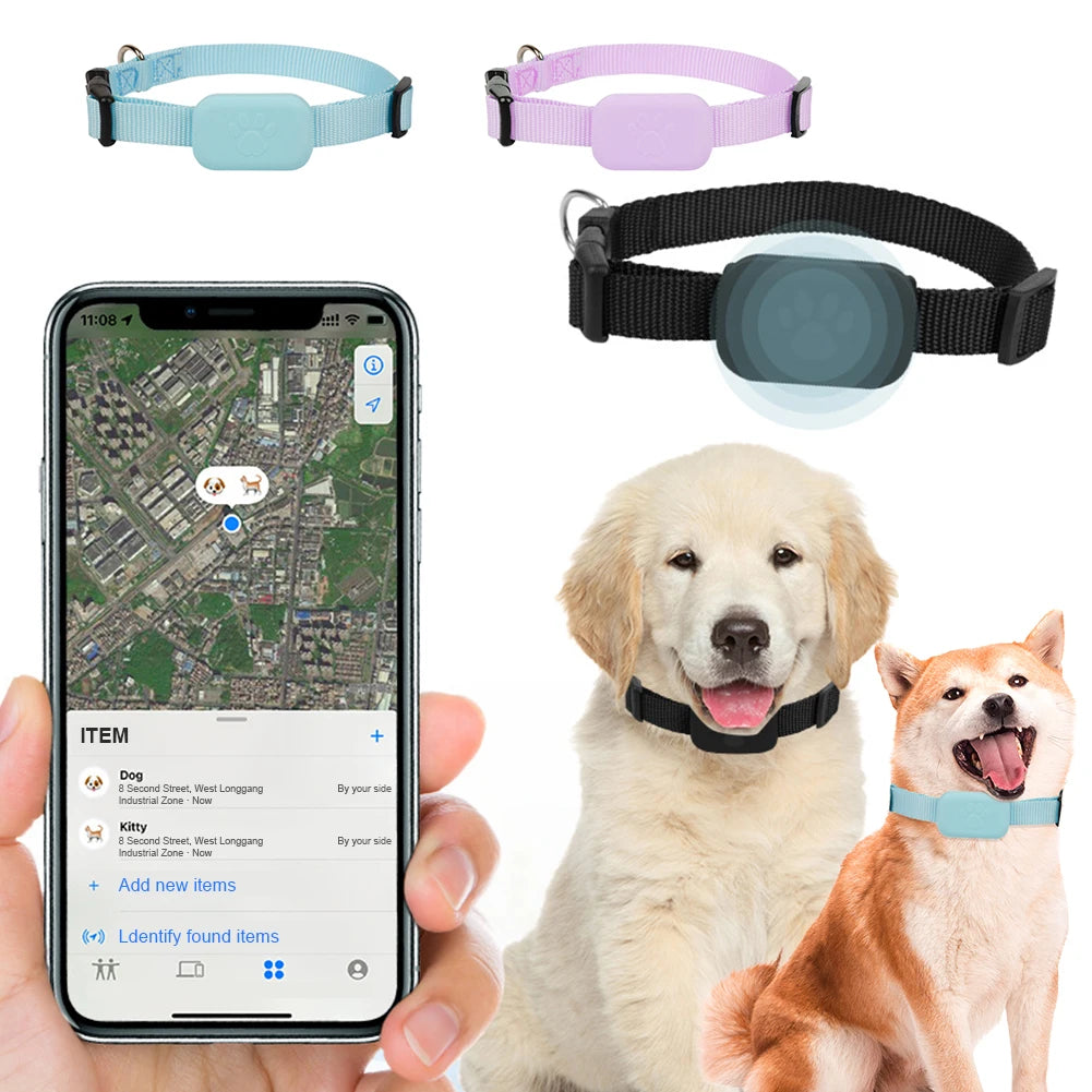 Rastreador GPS Mini para Mascotas iOS – Collar Antipérdida