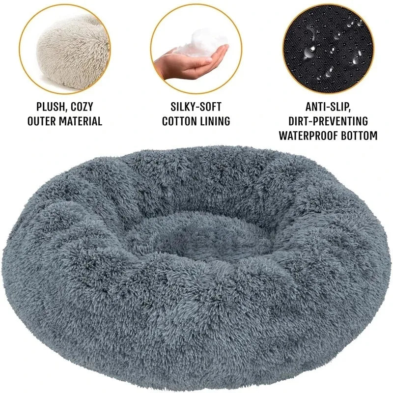 Cama Redonda lavable para Perro/Gato  Pequeño-Mediano-Grande